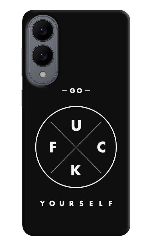 Go Fuck Yourself Samsung S25 Edge Back Cover