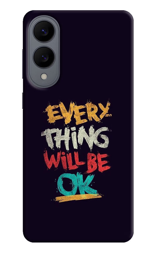 Everything Will Be Ok Samsung S25 Edge Back Cover