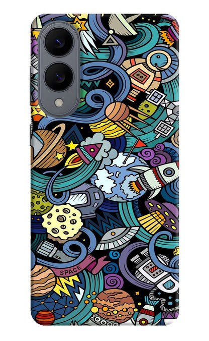 Space Abstract Samsung S25 Edge Back Cover