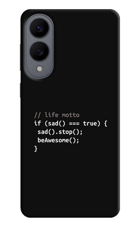 Life Motto Code Samsung S25 Edge Back Cover
