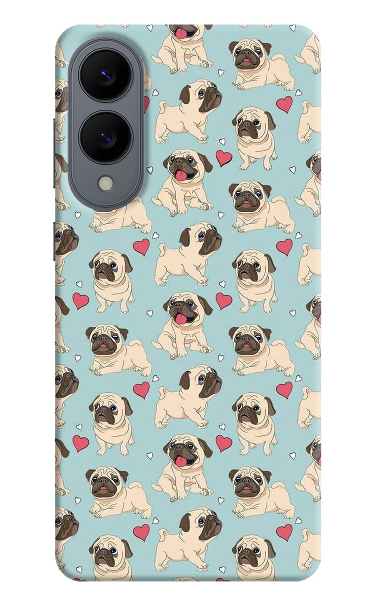 Pug Dog Samsung S25 Edge Back Cover