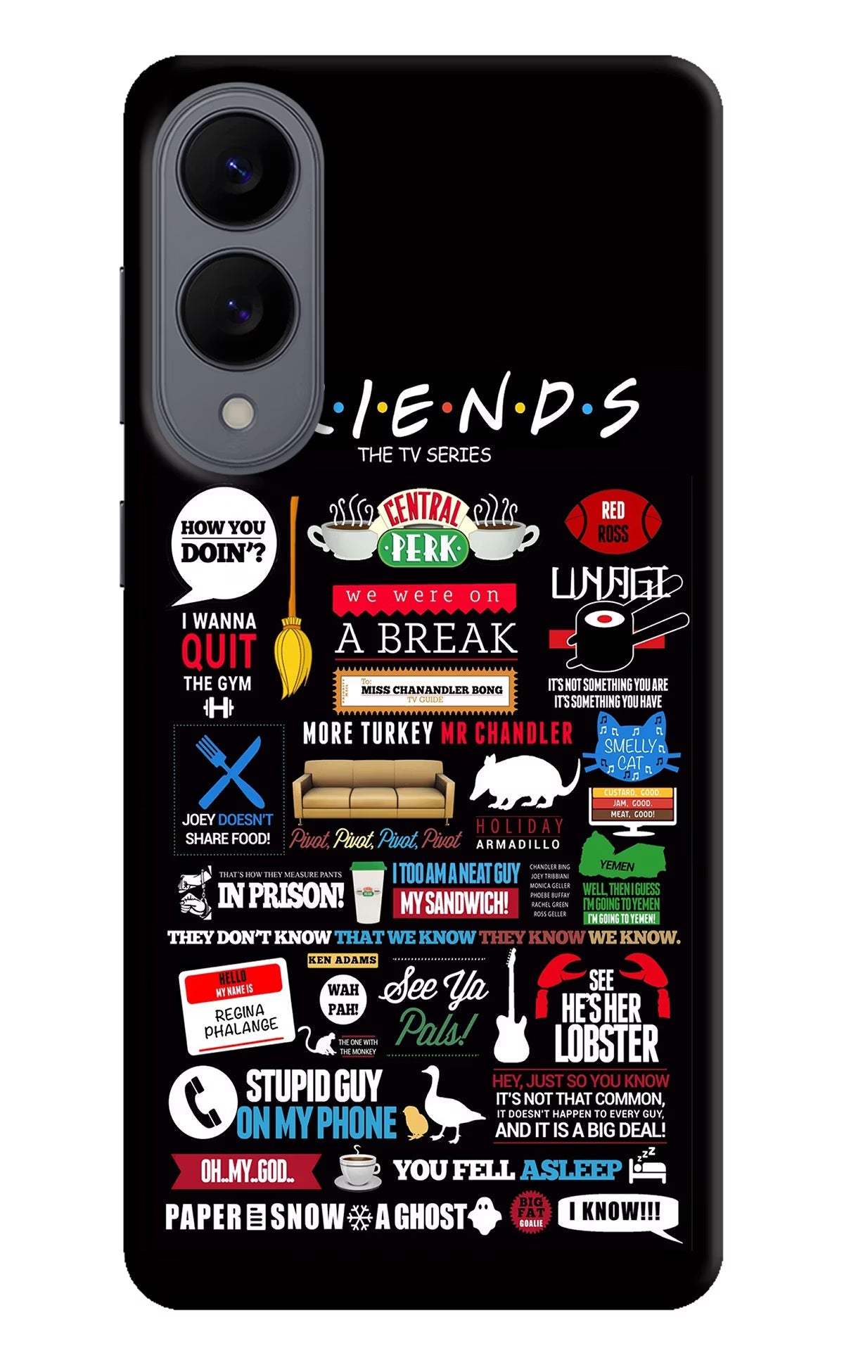FRIENDS Samsung S25 Edge Back Cover