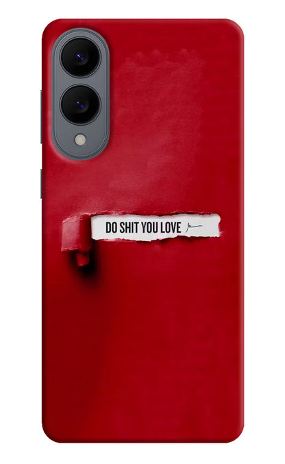 Do Shit You Love Samsung S25 Edge Back Cover