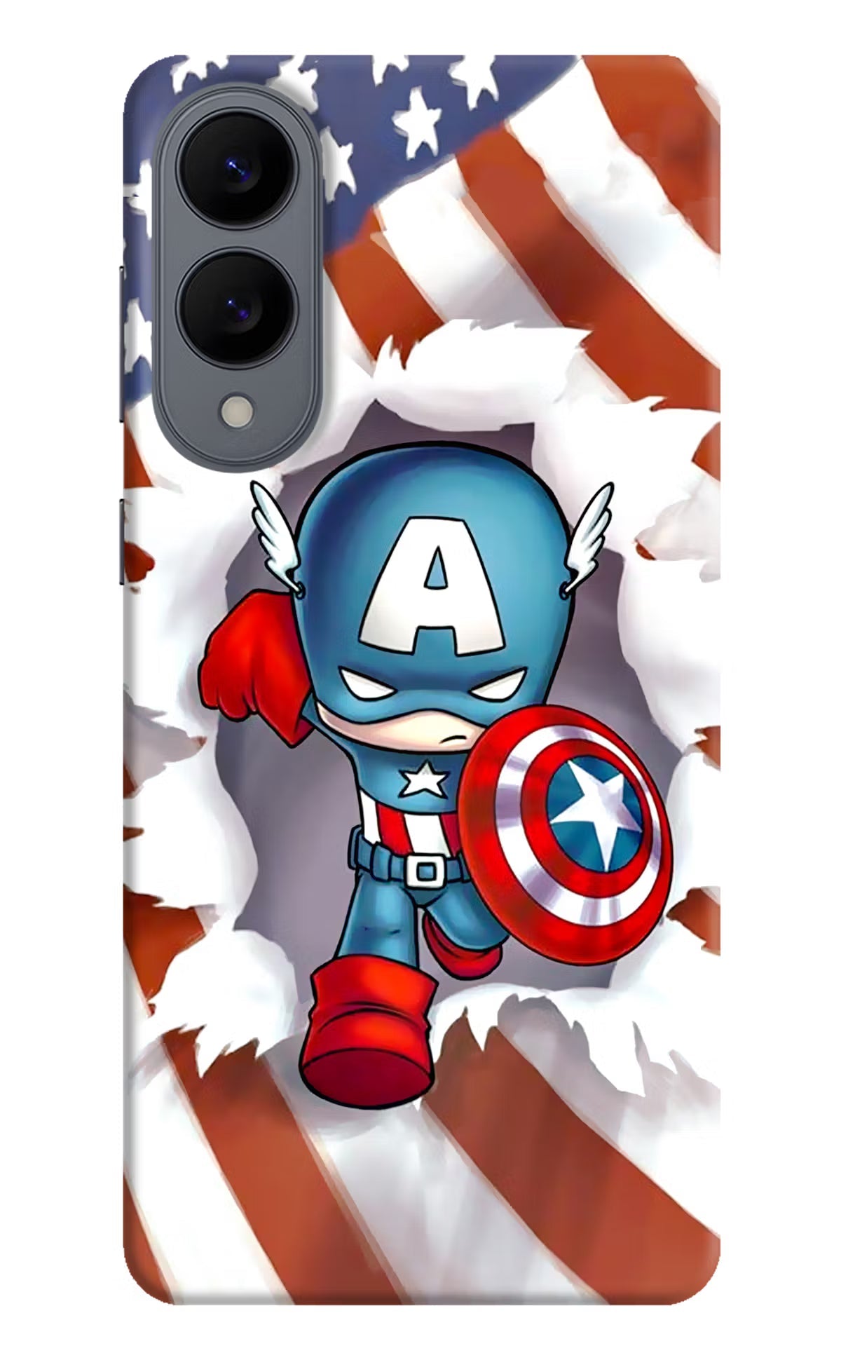 Captain America Samsung S25 Edge Back Cover