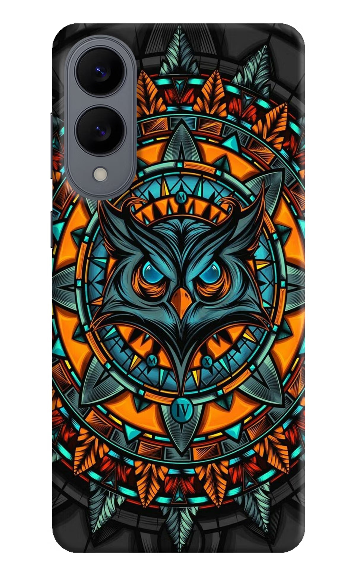 Angry Owl Art Samsung S25 Edge Back Cover
