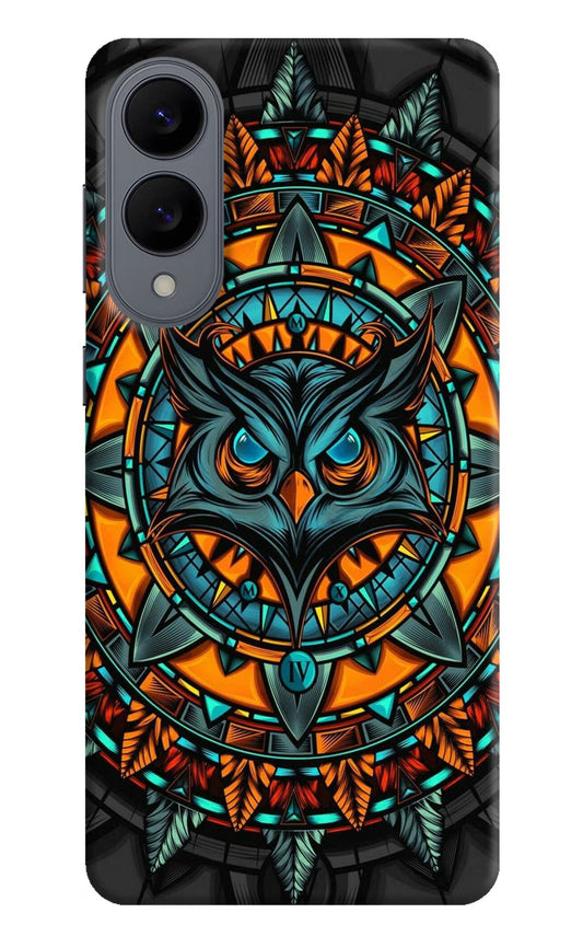 Angry Owl Art Samsung S25 Edge Back Cover