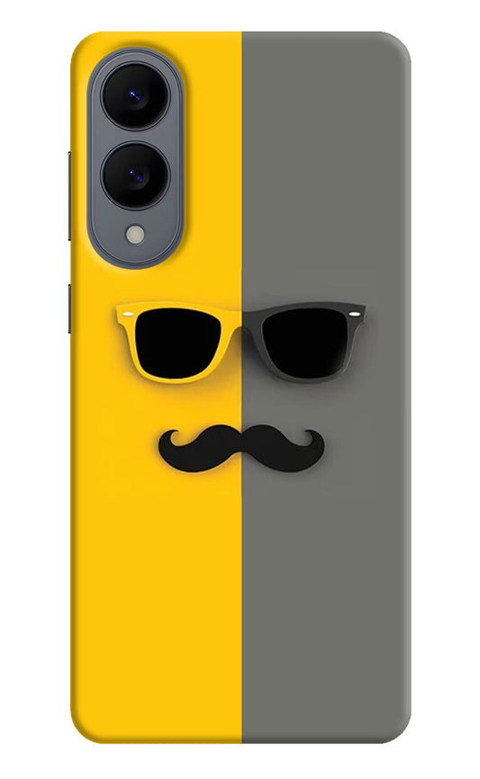 Sunglasses with Mustache Samsung S25 Edge Back Cover