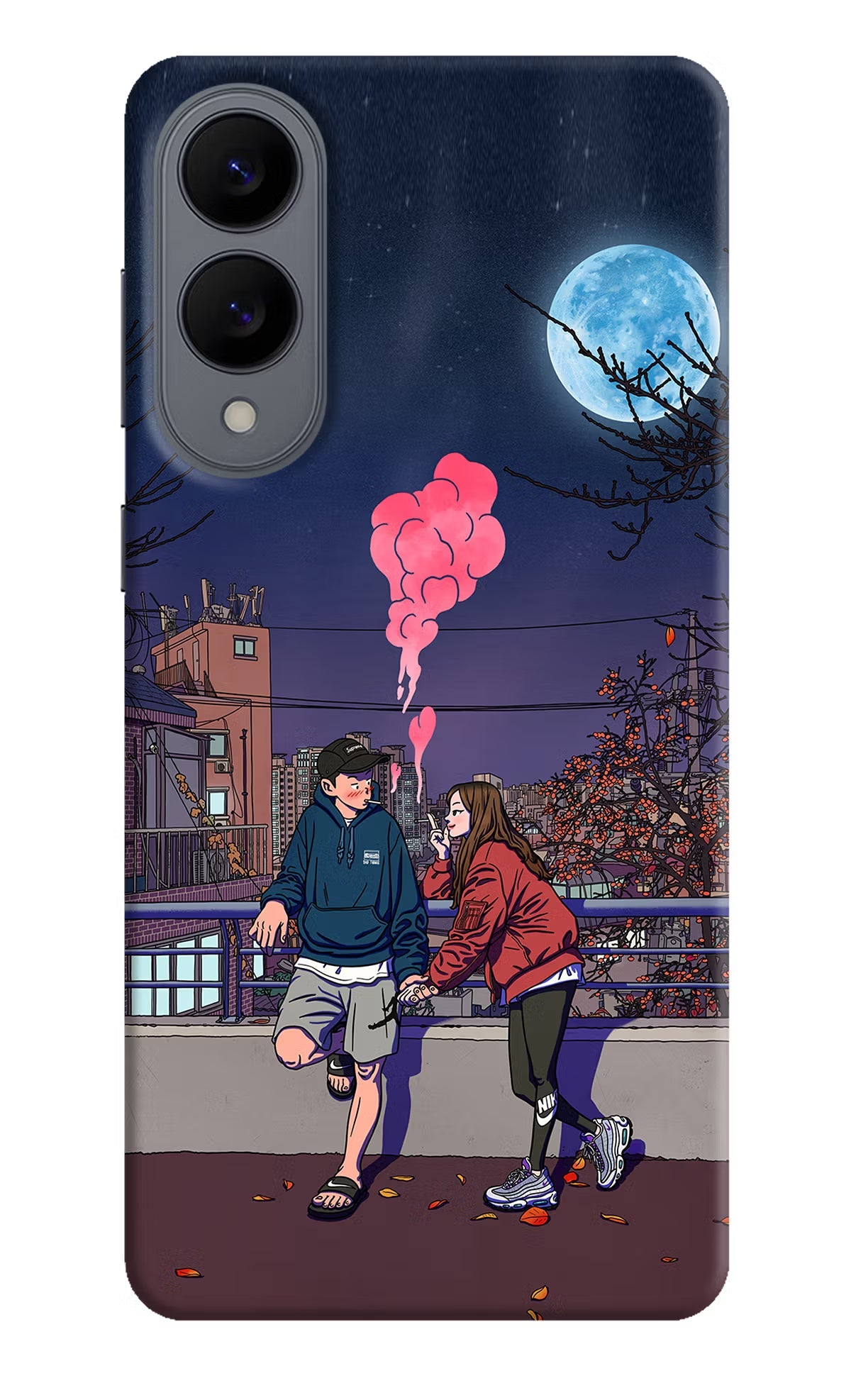 Chilling Couple Samsung S25 Edge Back Cover