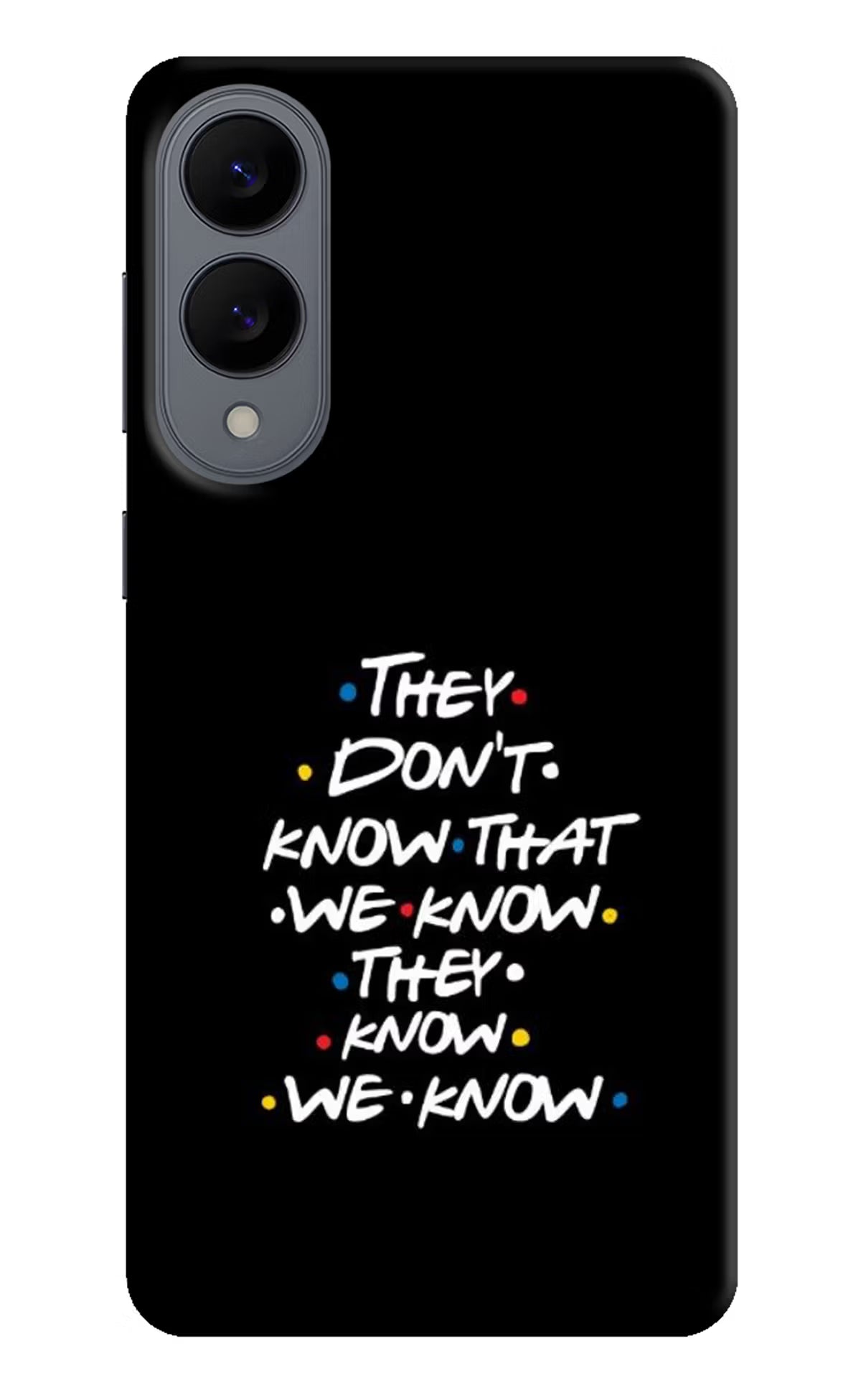 FRIENDS Dialogue Samsung S25 Edge Back Cover