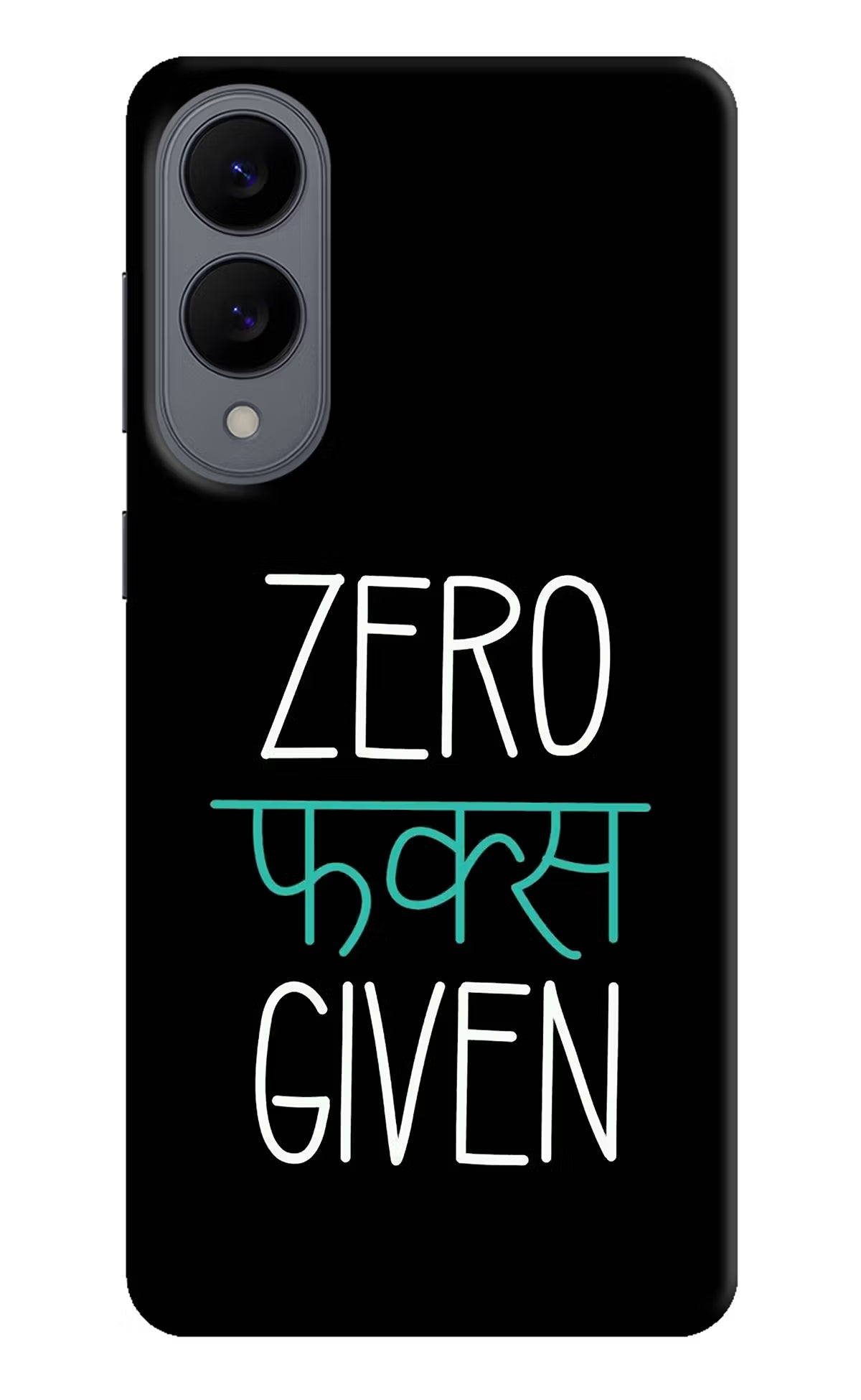 Zero Fucks Given Samsung S25 Edge Back Cover