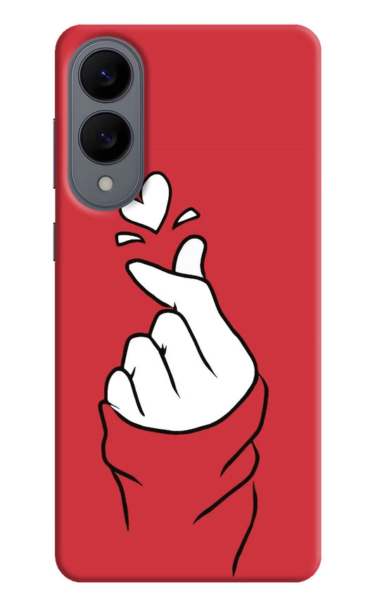Korean Love Sign Samsung S25 Edge Back Cover