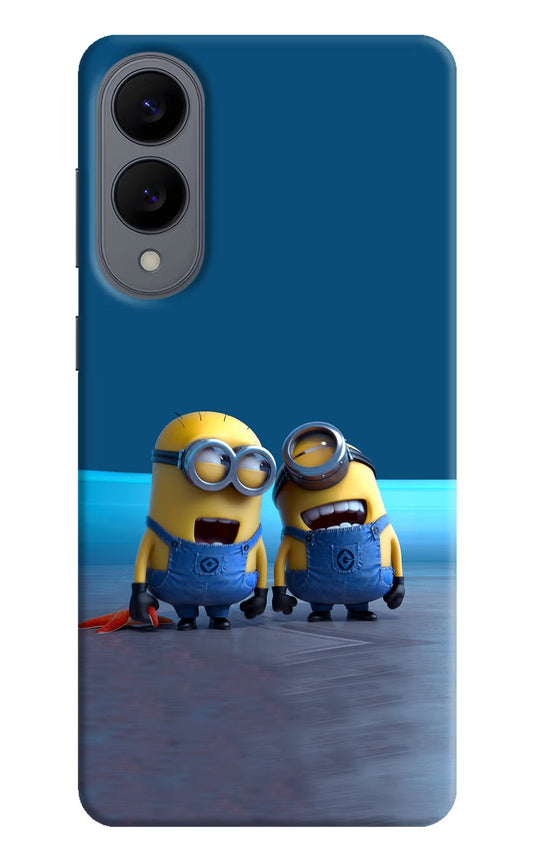 Minion Laughing Samsung S25 Edge Back Cover