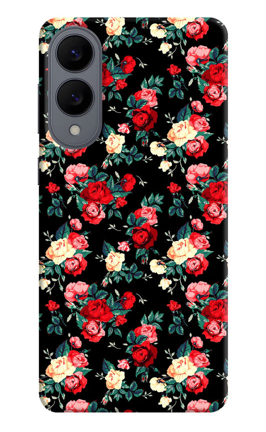 Rose Pattern Samsung S25 Edge Back Cover