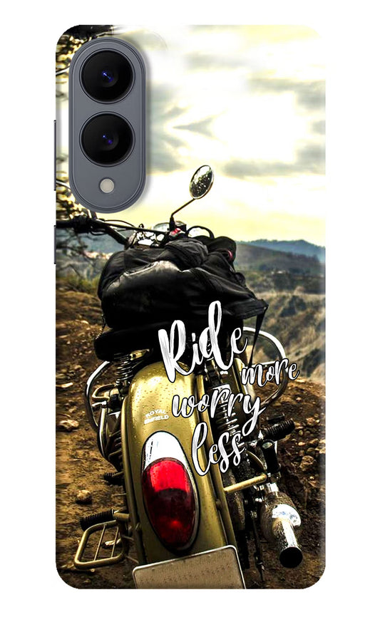 Ride More Worry Less Samsung S25 Edge Back Cover