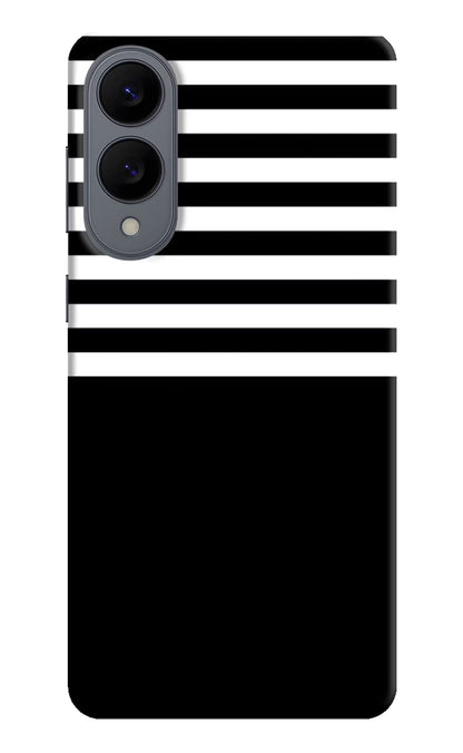 Black and White Print Samsung S25 Edge Back Cover