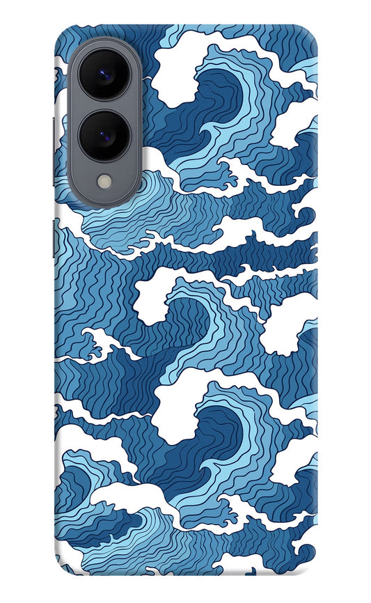 Blue Waves Samsung S25 Edge Back Cover