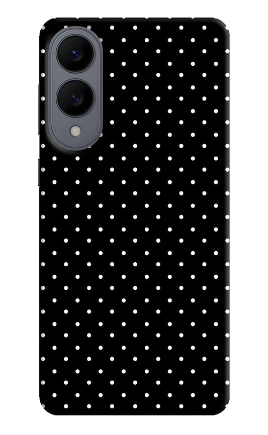 White Dots Samsung S25 Edge Back Cover