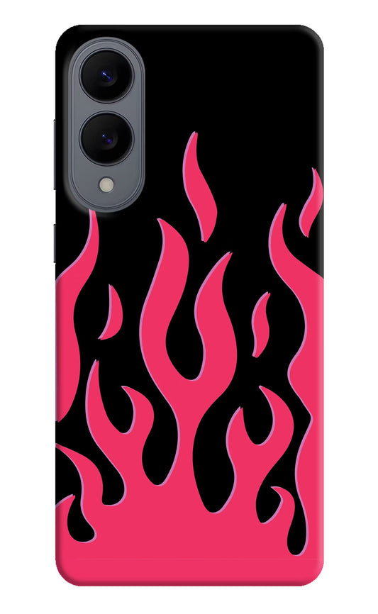 Fire Flames Samsung S25 Edge Back Cover