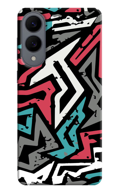 Geometric Graffiti Samsung S25 Edge Back Cover