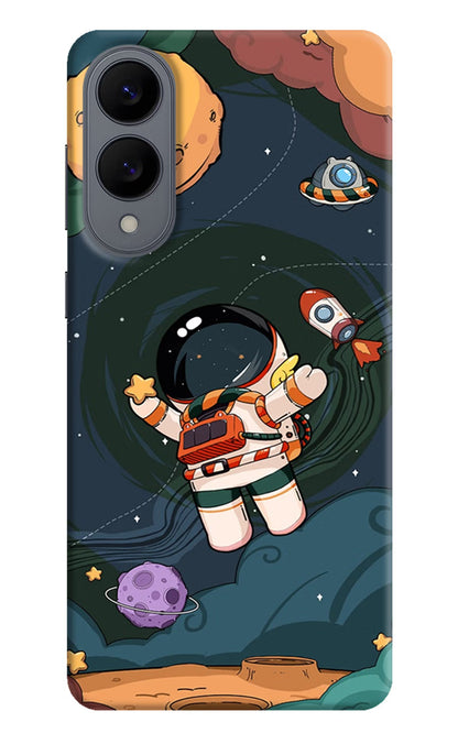 Cartoon Astronaut Samsung S25 Edge Back Cover
