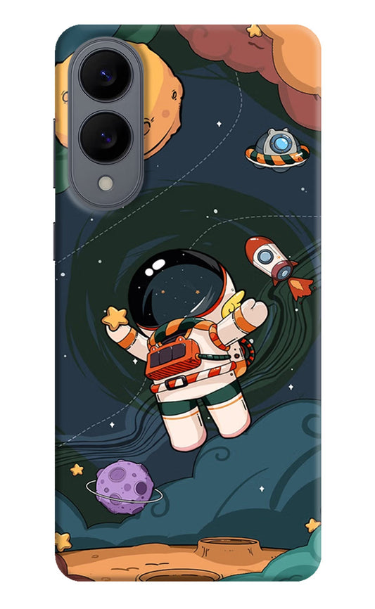 Cartoon Astronaut Samsung S25 Edge Back Cover