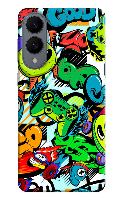 Game Doodle Samsung S25 Edge Back Cover