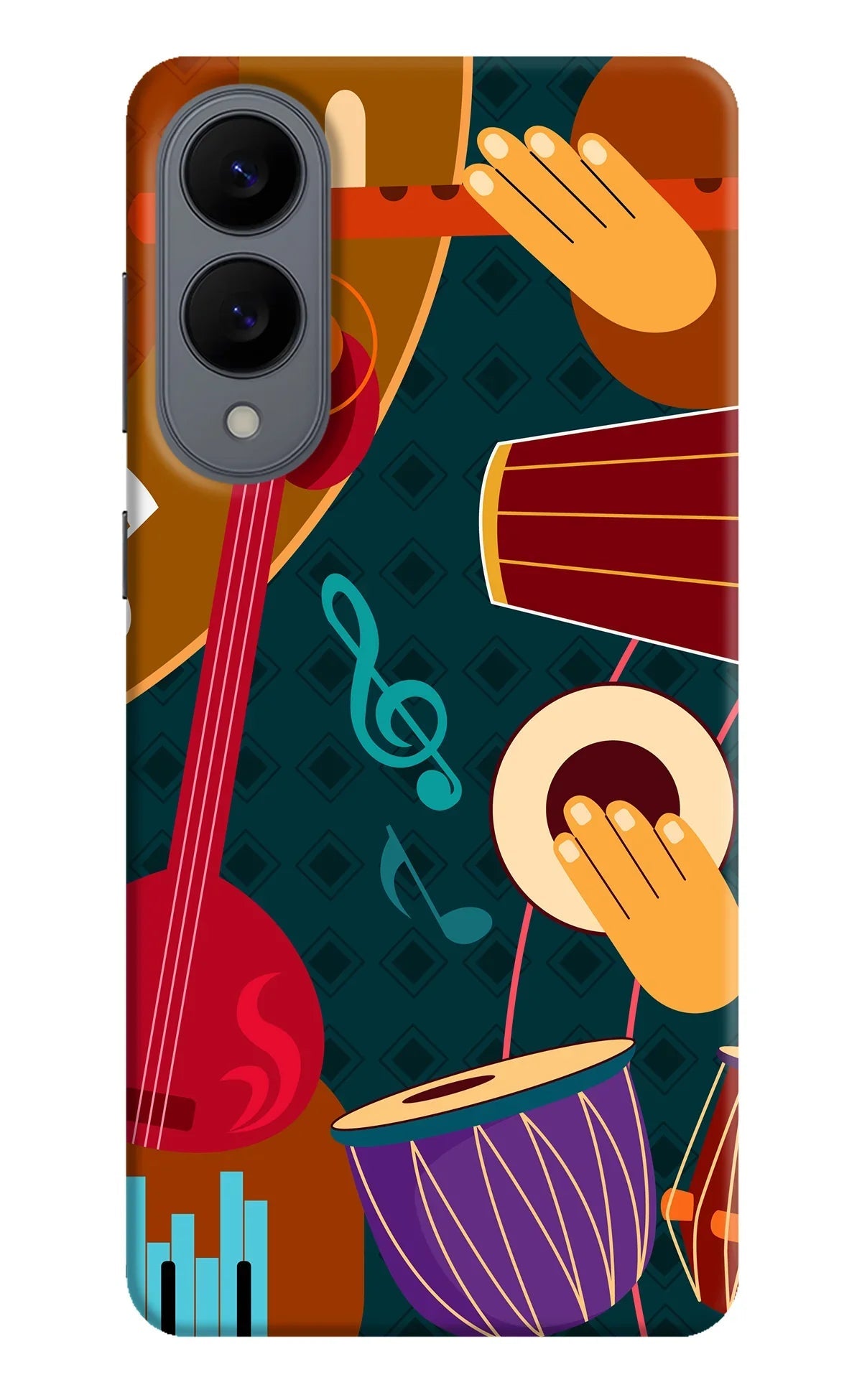 Music Instrument Samsung S25 Edge Back Cover