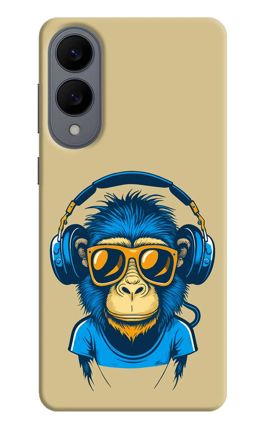 Monkey Headphone Samsung S25 Edge Back Cover