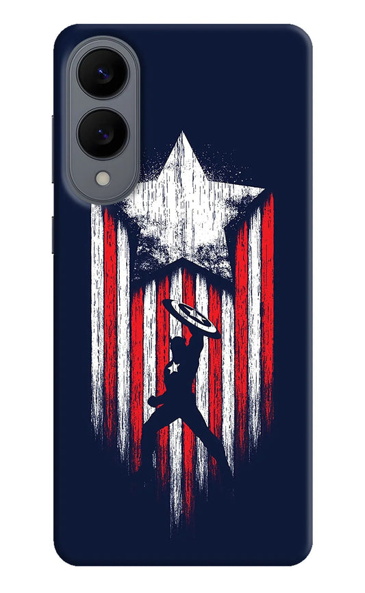 Captain America Marvel Art Samsung S25 Edge Back Cover