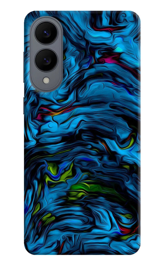 Dark Blue Abstract Samsung S25 Edge Back Cover