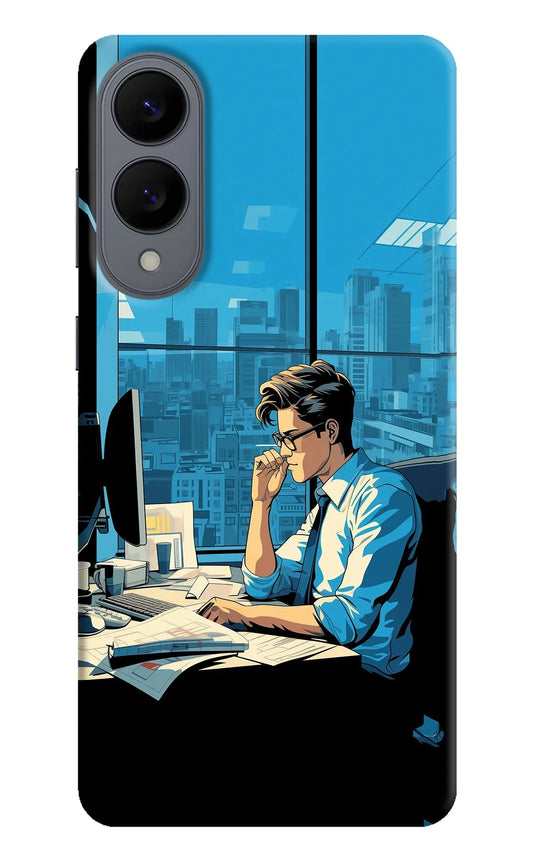 Focused Hustler (AI Generated) Samsung S25 Edge Back Cover