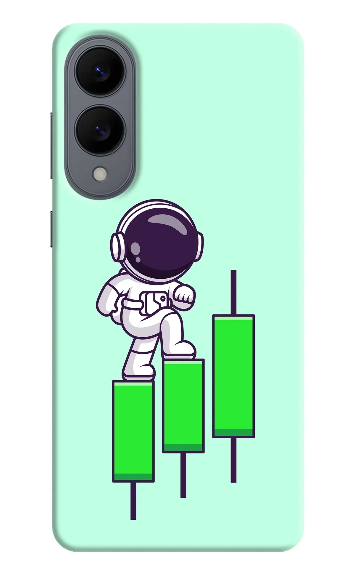 Astronaut Trader Samsung S25 Edge Back Cover
