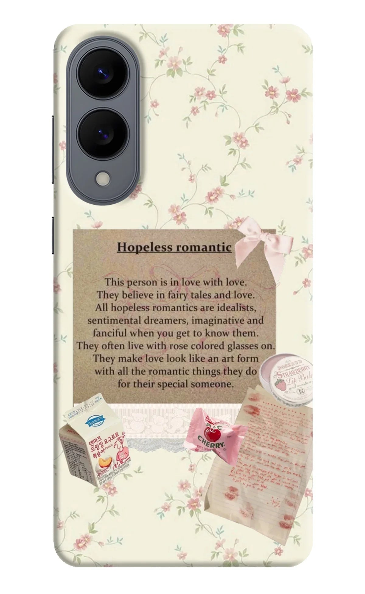 Hopeless Romantic Samsung S25 Edge Back Cover