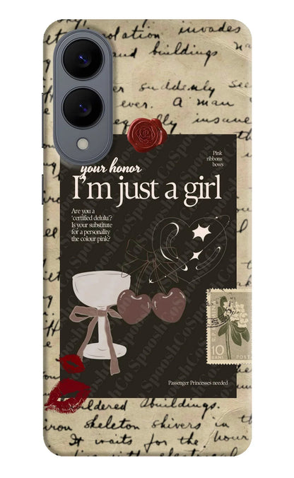 I am just a girl Samsung S25 Edge Back Cover