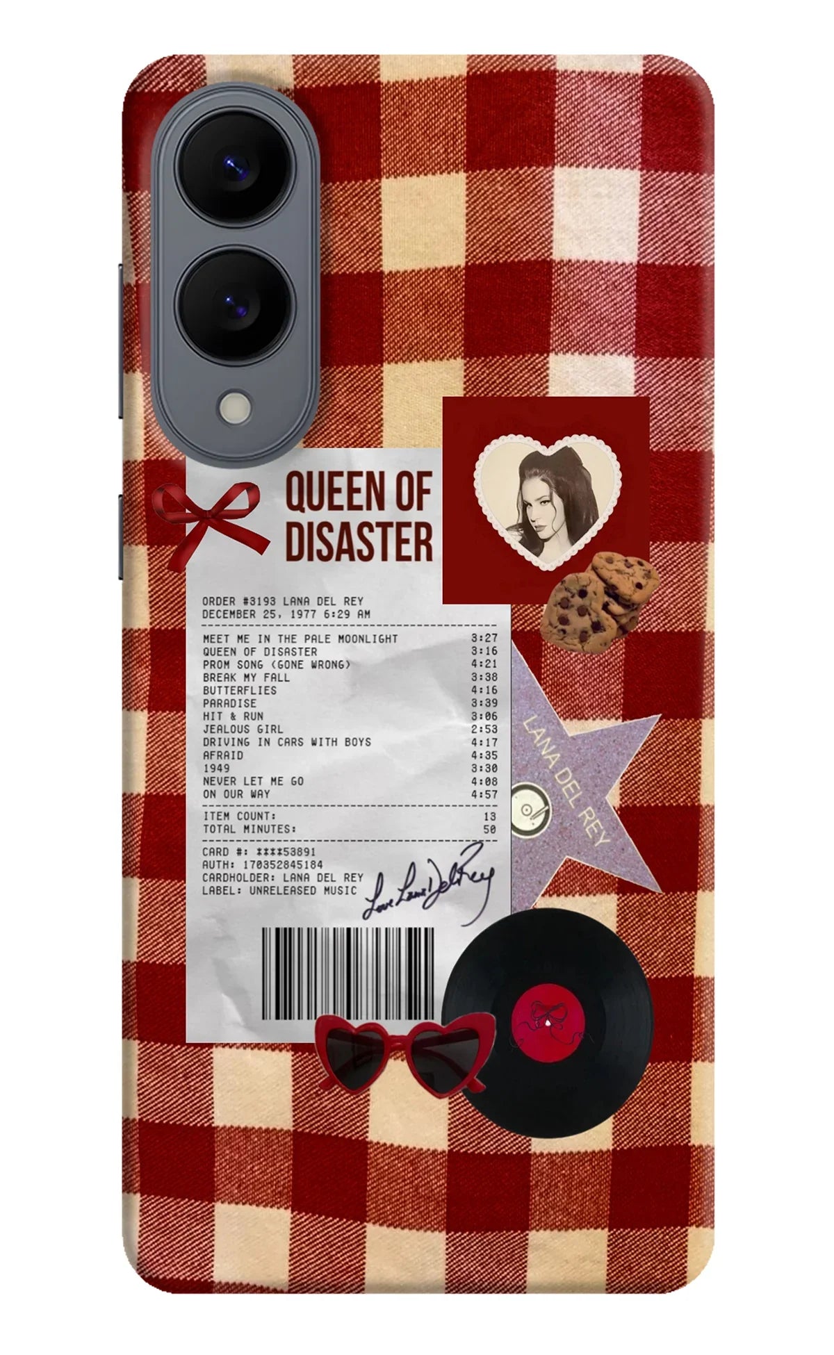Queen of Disaster Samsung S25 Edge Back Cover