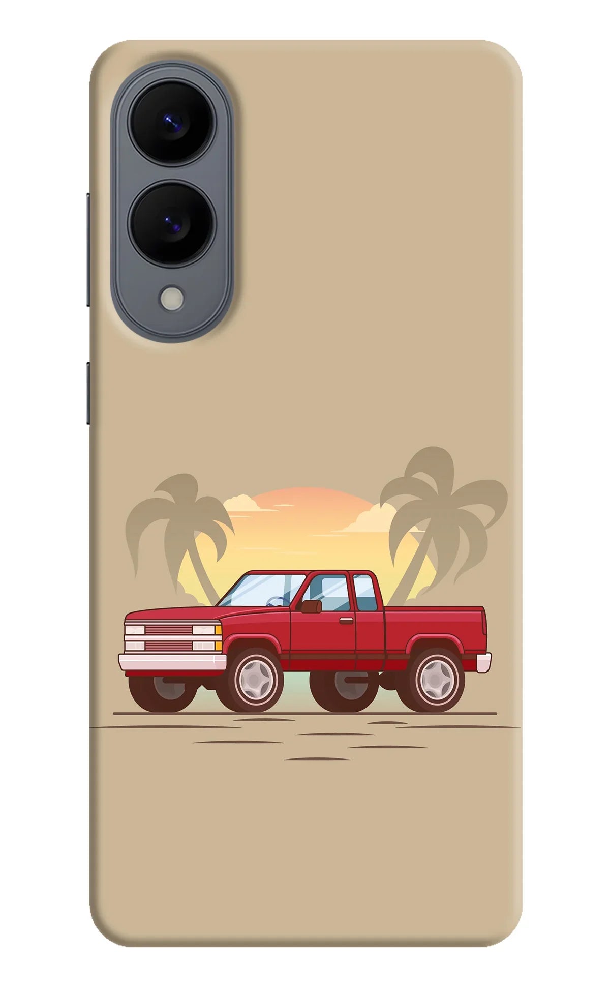 Desert Classic Drive Samsung S25 Edge Back Cover