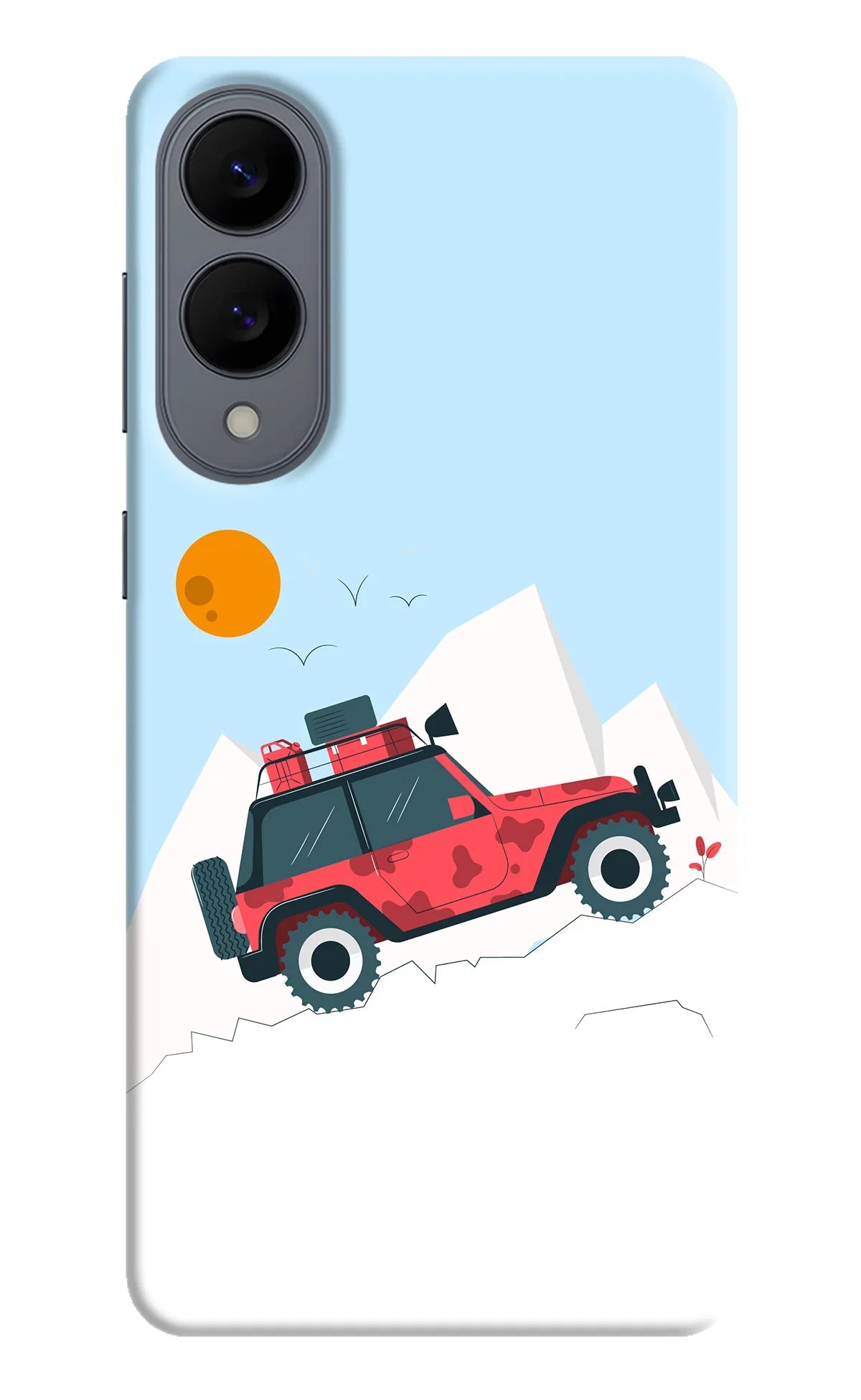 Mountain Trail Beast Samsung S25 Edge Back Cover