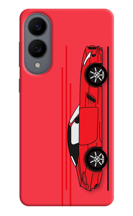 Red Velocity Samsung S25 Edge Back Cover