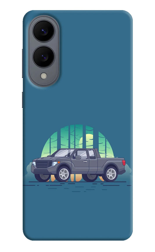 Retro Garage Vibe Samsung S25 Edge Back Cover