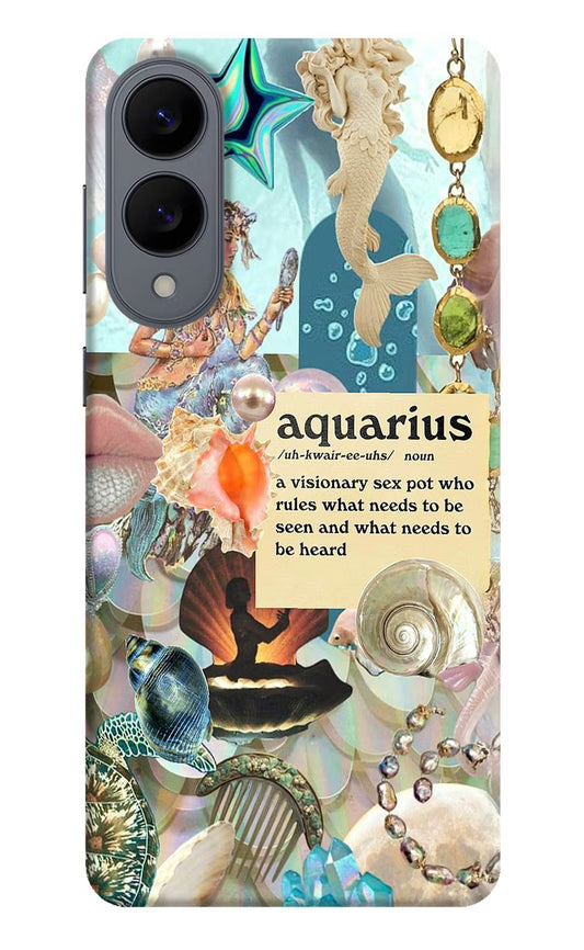 Aquarius Zodiac Samsung S25 Edge Back Cover