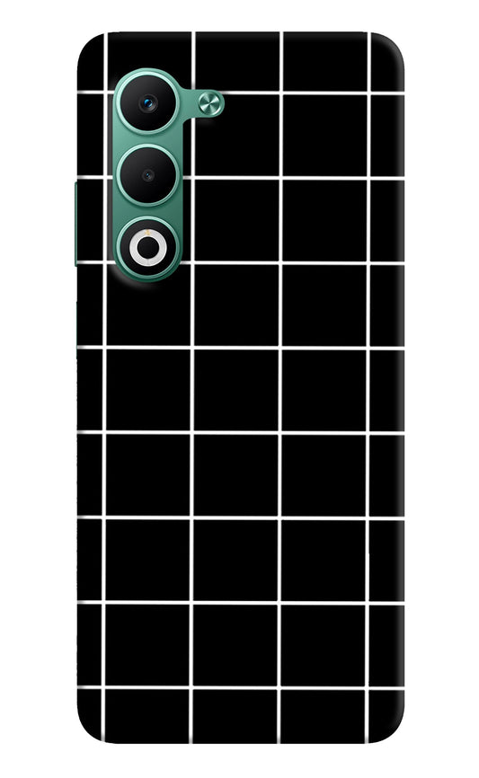 White Grid Oppo A5 5G Back Cover