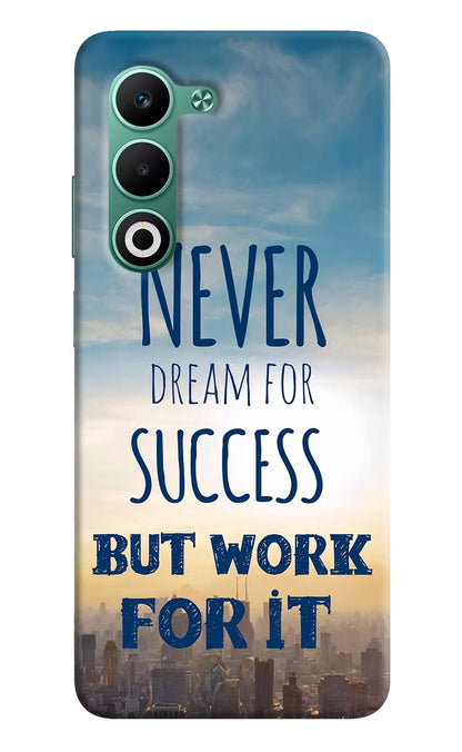 Never Dream For Success But Work For It Oppo A5 5G Back Cover