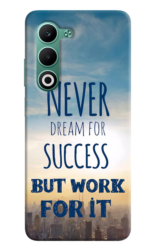 Never Dream For Success But Work For It Oppo A5 5G Back Cover