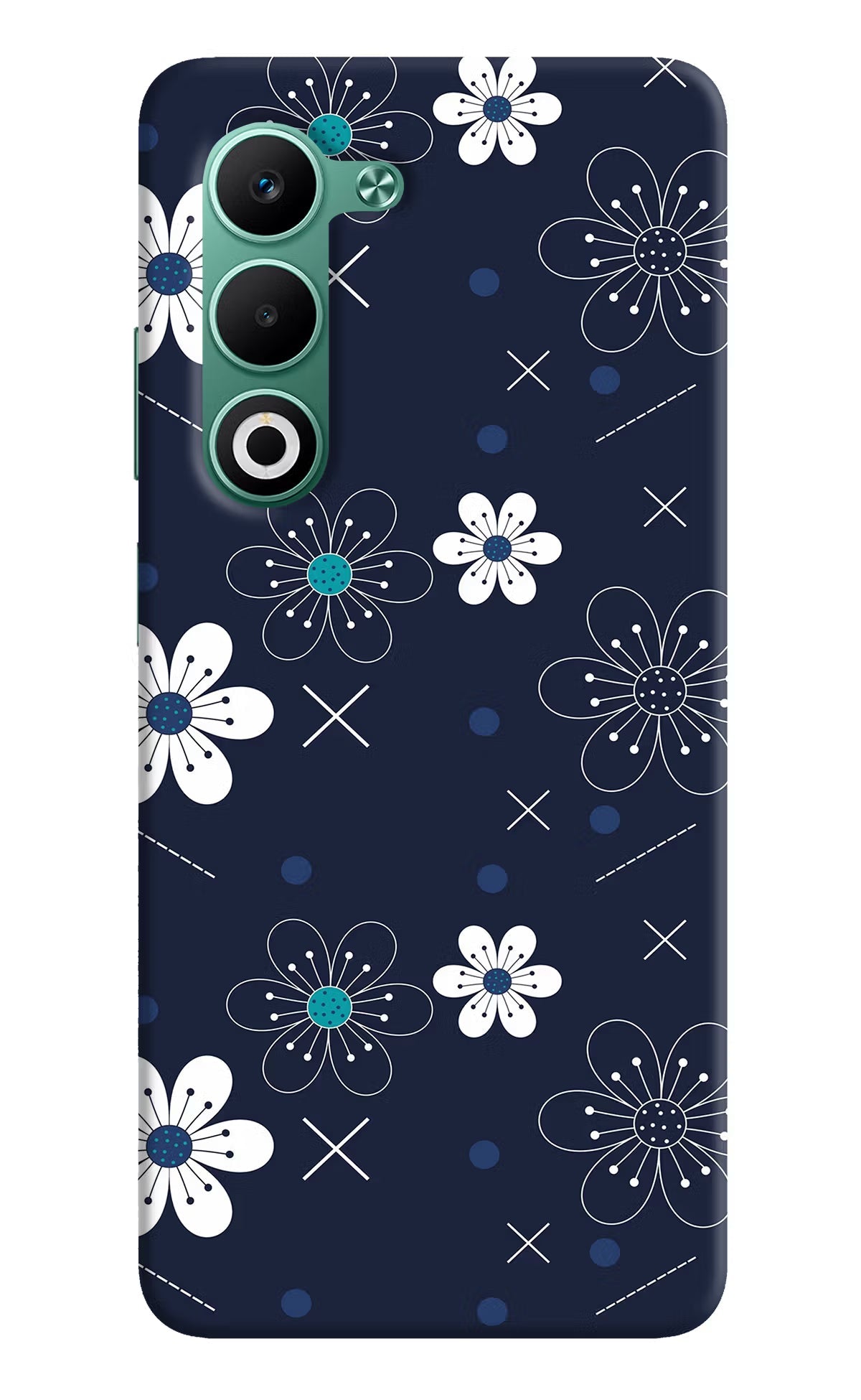 Flowers Oppo A5 5G Back Cover