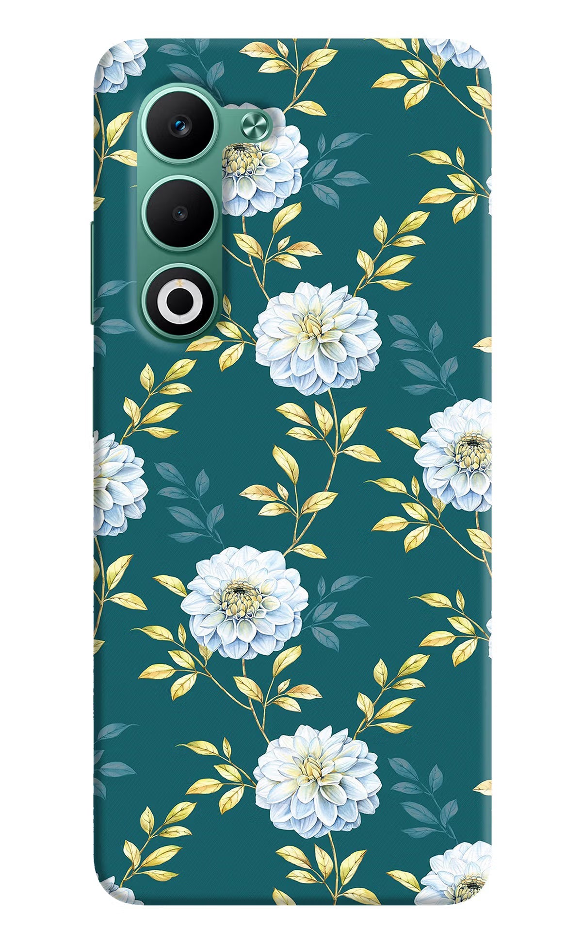 Flowers Oppo A5 5G Back Cover