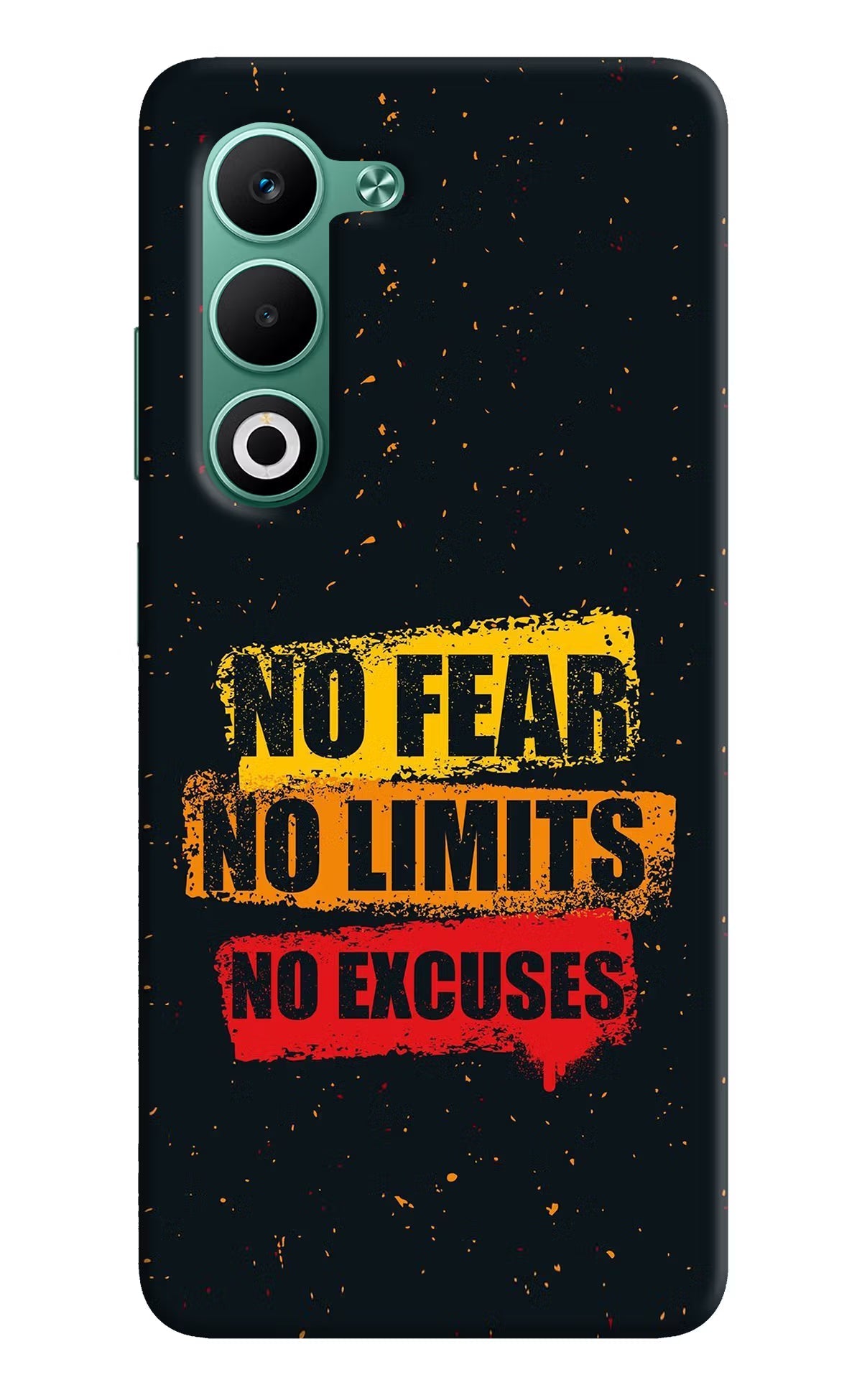 No Fear No Limits No Excuse Oppo A5 5G Back Cover