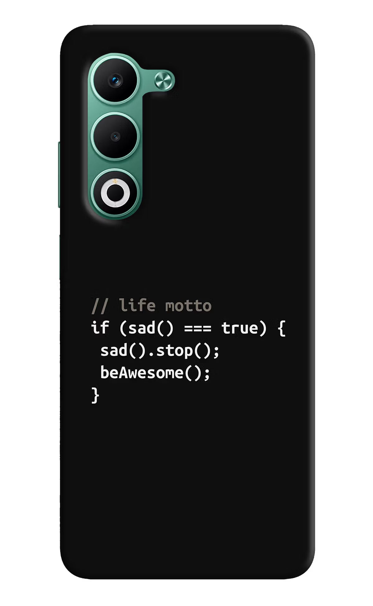 Life Motto Code Oppo A5 5G Back Cover