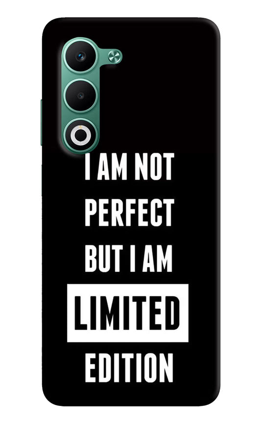 I Am Not Perfect But I Am Limited Edition Oppo A5 5G Back Cover