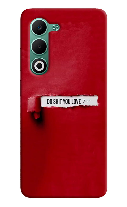 Do Shit You Love Oppo A5 5G Back Cover