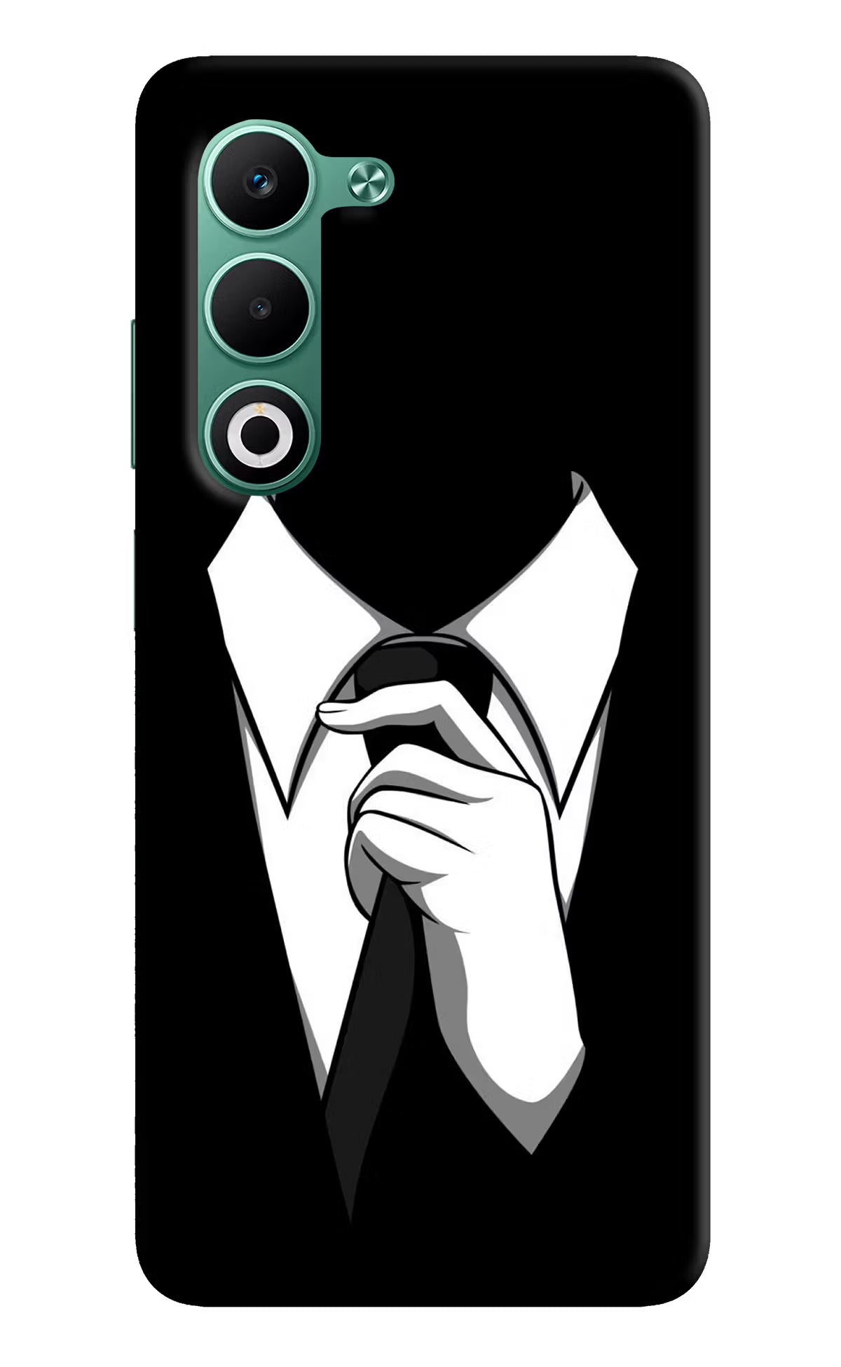 Black Tie Oppo A5 5G Back Cover